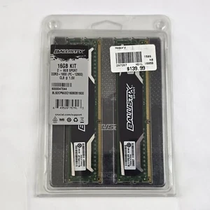 Crucial Ballistix Sport 16GB (2x8GB) PC3-12800 DDR3 1600MHz Dsktp Memory Ram Set - Afbeelding 1 van 4