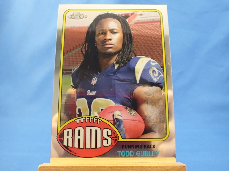 Todd Gurley Topps Chrome 2015 RC Rookie Year 1976 76-TG - Image 1 of 2