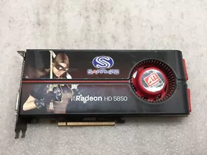 Sapphire ATI Radeon HD 5850 1GB GDDR5 PCIe Graphics Card 2x DVI DP HDMI FREE S/H - Picture 1 of 8