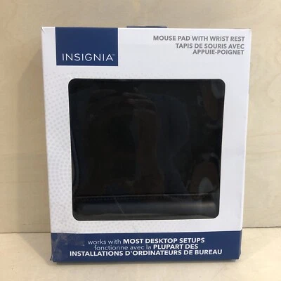 Insignia Memory Foam Mouse Pad with Wrist Rest - Black - NS-PM3PFSB23 - Image 1 of 4
