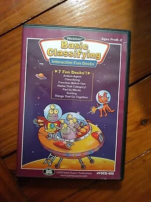 Webber Basic Classifying Interactive Fun Decks (CD-ROM) [PC] #FDCD-400 - 2006 - Image 1 of 4