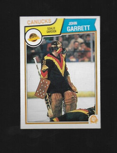 1983-84 O-PEE-CHEE - BASE (JOHN GARRETT) #349.