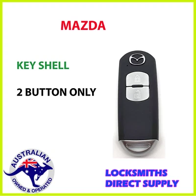 mazda key shell suits mazda smart key 2 button 2013 2014 2015 2016 2017 2018 - Image 1 of 3