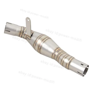 Slip On For Benelli Leoncino 500 Replace Catalyst Mid Exhaust Pipe Stock Muffler - Picture 1 of 6