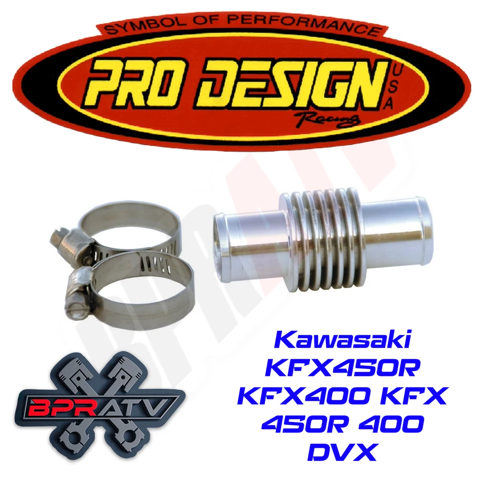 Super Cooler Pro Design Billet In Line Kawasaki KFX450R KFX400 KFX 450R 400 DVX - Imagem 1 de 3