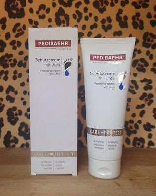 PEDIBAEHR - Schutzcreme mit 10 % Urea, 125 ml Tube, für Diabetiker geeignet