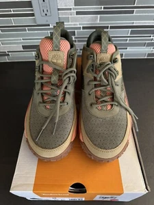 Women’s GreenStride Motion 6 Low Lace HKR Boot Light Beige Nubuck - Picture 1 of 14