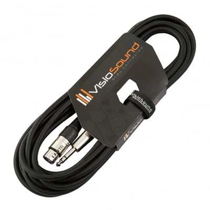 Hembra XLR a Cable Jack Estéreo TRS 6.35mm / Balanceado / Cable audio / 6m Negro - Imagen 1 de 2