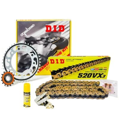 KIT TRASMISSIONE DID PREMIUM KAWASAKI Z750 2007 2008 2009 2010 2011 2012 Z 750 - Imagen 1 de 2