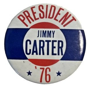 De colección Jimmy Carter para Presidente 1976 Campaña Política 2" Botón - Imagen 1 de 8