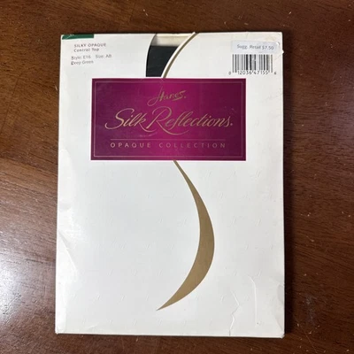 Pantimedias de Colección Hanes Silk Reflections Talla AB Verde Profundo Opaco Colección Estilo E16 Foto 1 de 4