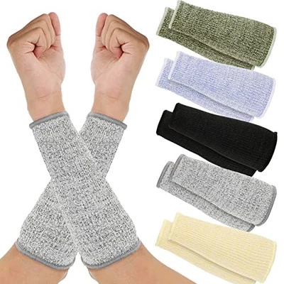  5 Pairs Cut Burn Resistant Sleeves Arm Protection Sleeves Forearm Multicolored - Image 1 of 4