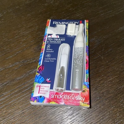 NEW Remington MPT3800 Smooth & Silky Precision Pen Trimmer with Tweezers - Image 1 of 2