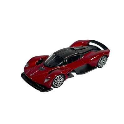 Modellino Auto Pop Race 1/64 Aston Martin Valkyrie Supernova Red - Immagine 1 di 4
