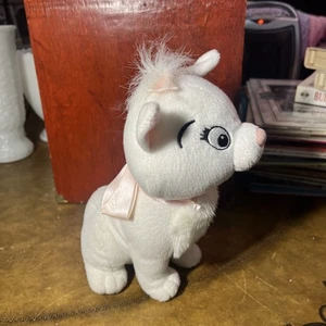 Applause Disney Aristocats Marie Plush Cat Pink Bow Stuffed vintage White Kitten - Picture 1 of 8