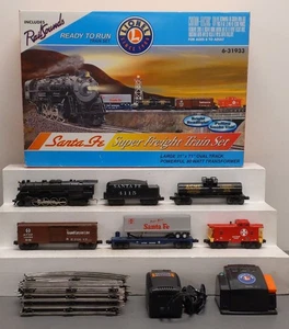 Lionel 6-31933 Santa Fe Berkshire Super Spur O Dampf Güterzug Set OVP/Box - Bild 1 von 6