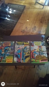3 Vintage DC WORLDS FINEST BATMAN & SUPERMAN COMICS - Picture 1 of 5