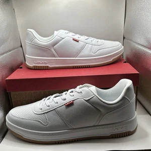 Zapato Deportivo Levi's Para Hombres Drive Lo Cuero Sintético Informal Con Cordones Talla 13M - Imagen 1 de 24