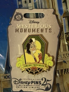 Prendedor Disney Monumentos Misteriosos Furioso Fashionista Halloween Cruella 2025 - Imagen 1 de 1
