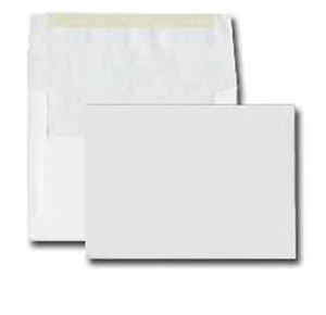 A6 Invitation Envelope, 24# White, 4 ¾” x 6 ½”, Box of 1000 - Picture 1 of 1