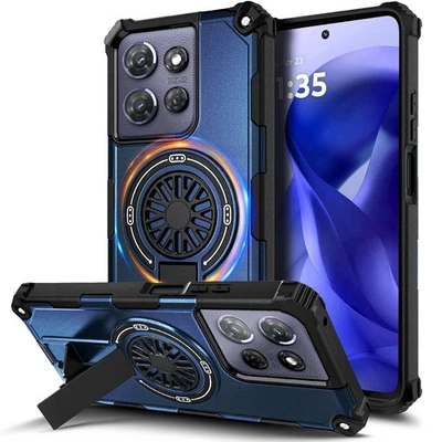 For Motorola Moto g 2025 / g POWER 2025 Case Magnetic Kickstand Screen Protector - Image 1 of 4