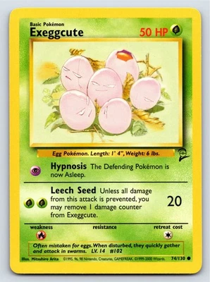Base Set 2 - NM - Exeggcute 074/130 Normal US Seller - Image 1 of 2