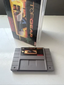 Top Gear (Super Nintendo Entertainment System, 1992) Tested Video Game Cartridge - Picture 1 of 3