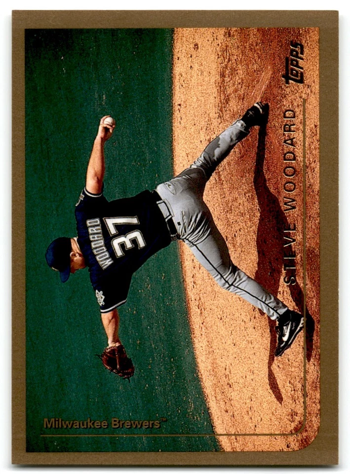 1999 Topps Steve Woodard Milwaukee Brewers #60 - Image 1 of 2