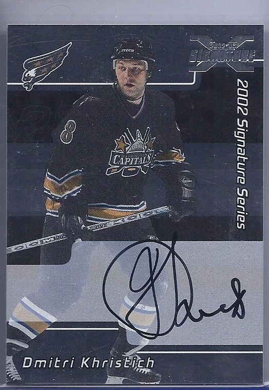 2002-03 BE A PLAYER SIGNATURE SERIES DMITRI KHRISTRICH 01-02 BUYBACK AUTO 147 - Image 1 of 1