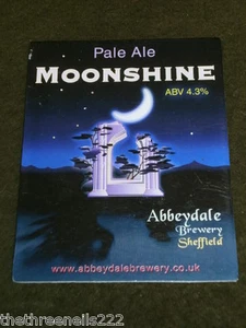 BEER PUMP CLIP - ABBEYDALE MOONSHINE PALE ALE - Picture 1 of 1