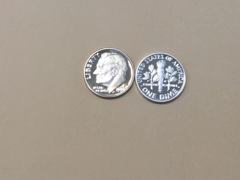 1999 S SILVER GEM PROOF ROOSEVELT DIME. THIS IS REALLY NICE! HIGH GRADE! Cover
