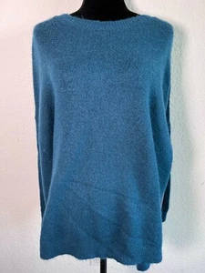 Nuevo Suéter Pullover LEITH Azul Cerámica Manga Larga Mujer Talla Grande L - Imagen 1 de 12