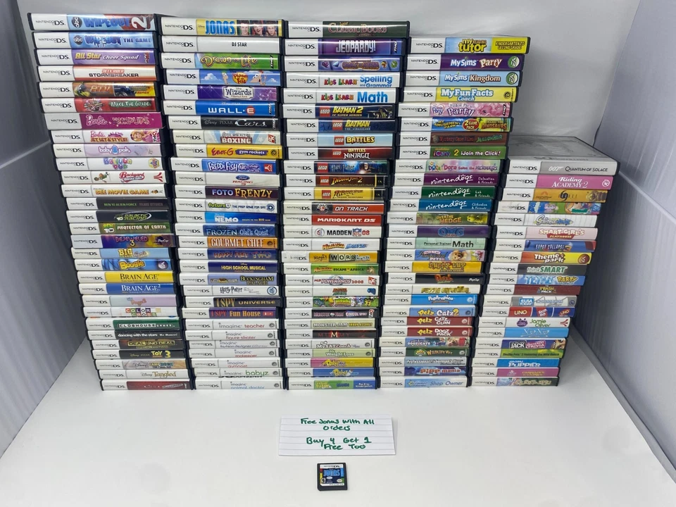 Nintendo DS 3DS Video Games CIB Complete In Box Buy 4 Get 1 Free Tested - Image 1 of 1