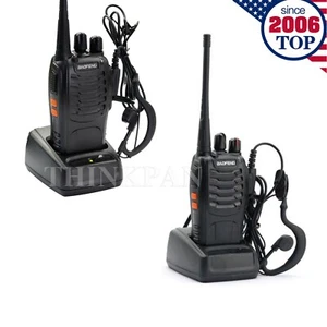 2pcs BaoFeng Pofung BF-888S UHF 400-470MHz ABS Two-Way Ham Radio Walkie Talkies - Picture 1 of 8