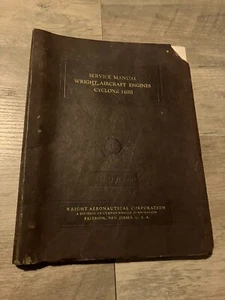 Original 1943 Wright Cyclone 14BB Engine Service Manual - Picture 1 of 12