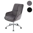 Krzesło biurowe HWC-J64, krzesło obrotowe krzesło biurkowe krzesło oparte, z podłokietnikiem aksamit