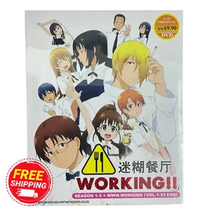 Anime DVD Working!! (Wagnaria) Season 1-3 (1-52 End) Eng Sub Free Ship USA - Imagen 1 de 7