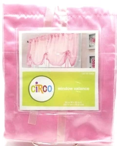 Mädchen rosa Fenster Volant 54x22 Zoll Band Krawatten Satin Polyester - Bild 1 von 2