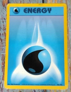 Pokemon Card Energy WATER 102/102 Base Set 1999 - Picture 1 of 4