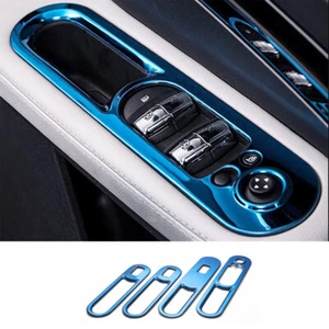 For Mini Cooper Countryman F60 Blue Steel Glass Window Lifting Panel Decoration - Bild 1 von 7