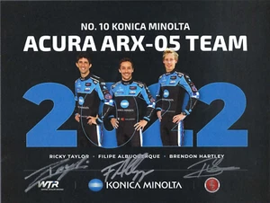 SIGNED 2022 WAYNE TAYLOR RACING ACURA ARX-05 DPi IMSA WTSC POSTCARD - Picture 1 of 2