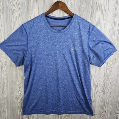 Adidas Climalite T-Shirt Men's XL Light Blue Active Athletic Wear - Image 1 of 4