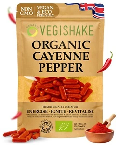 Organic Cayenne Pepper | Fat Burner Tablets | Fat Burning | UK British Company - Picture 1 of 14