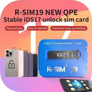 Carte RSIM de remplacement R-SIM19 de déverrouillage pour iPhone 15PRO /15 /14PRO /14 /13 / 12/11 - Photo 1 sur 10