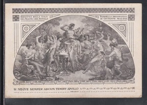 Cartolina Soffitto della Sala del Teatro del Popolo Maffei Genova ZD959 - Foto 1 di 1
