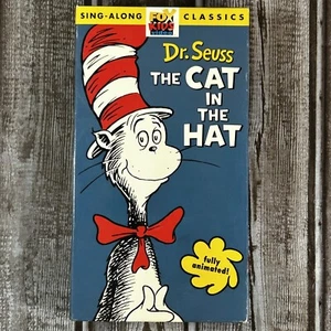 Dr Seuss - The Cat in the Hat (VHS) Animated Sing-Along Classics - Fox Kids - Picture 1 of 4