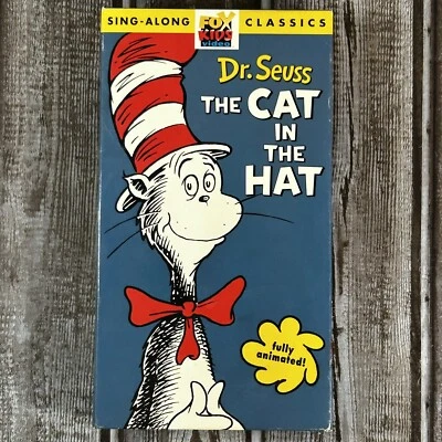 Dr Seuss - The Cat in the Hat (VHS) Animated Sing-Along Classics - Fox Kids - Image 1 of 4