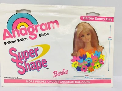 Vintage Anagram Balloon Airwalkers Super Shape Barbie 23” Tall NOS - Image 1 of 3