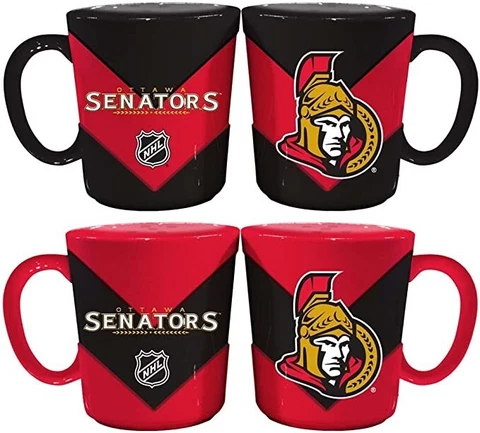 Official NHL Ottawa Senators Logo Salt & Pepper Shaker Mugs (2 pieces) Cover