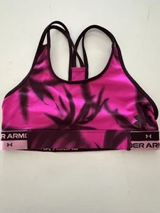 UNDER ARMOUR Crossback 2.0 Support Sports Bra Pink Womens Size XS - Picture 1 of 4